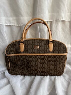 Cordan Leather Monogram Travel Bag